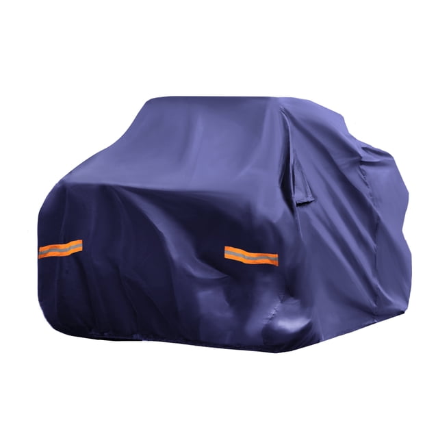 Cubierta para ATV para Can-Am Outlander 400 Impermeable Cubierta para Cuatrimoto al Aire Libre Protección contra Sol y Lluvia Almacenamiento 210D-PU Azul Marino 86.22x46.06x44.09in