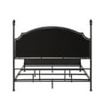 thumbnail image 7 of Maklaine Elegant Modern Transitional Gunmetal Metal Queen Bed, 7 of 7