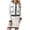 Beige, variant on Kaemgyyd 2 Piece Skirt Outfits for Women Long Sleeve Button down Crop Top Stretch Bodycon Mini Dress Party Clubwear