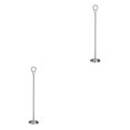 thumbnail image 4 of Redempat Stainless Table Number Holder Sign Holder Photo Stand for Hotel en Silvery 40cm 2Set, 4 of 6