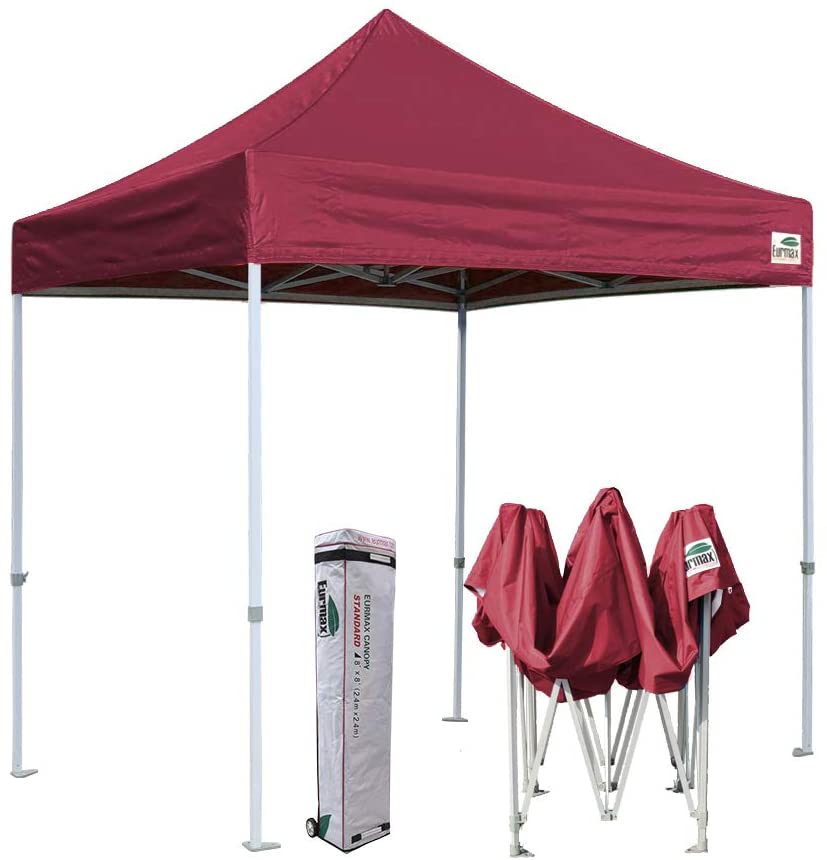 Eurmax 8x8 Feet Ez Pop up Canopy, Outdoor Canopies Instant Party Tent