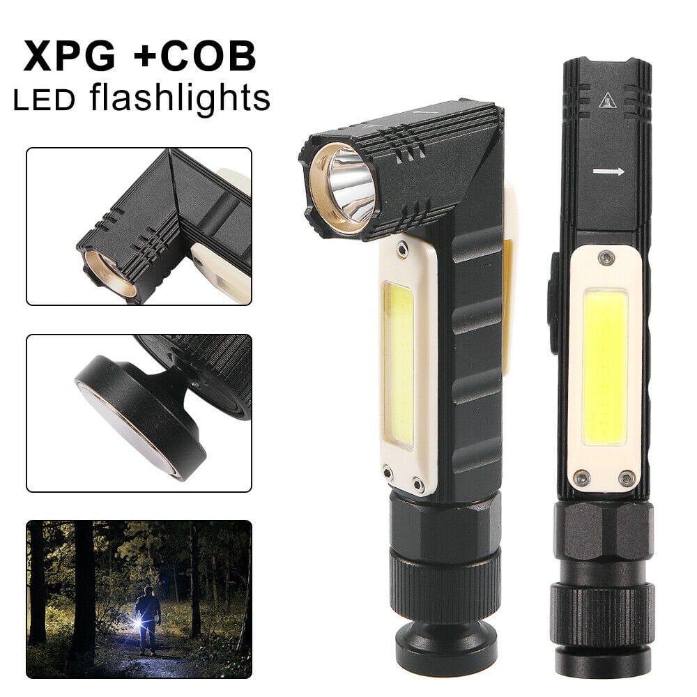 Super Bright LED Torch Tactical Flashlight USB Rechargeable Portable Headlight 