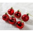 thumbnail image 3 of Bienvenido 34 Piezas de Adornos de Bolas de Navidad, Pequeñas Decoraciones Navideñas Inastillables, Bolas de Árbol para Decoración de Fiestas de Bodas, Adornos de Árboles, Ganchos Incluidos, 3 of 3