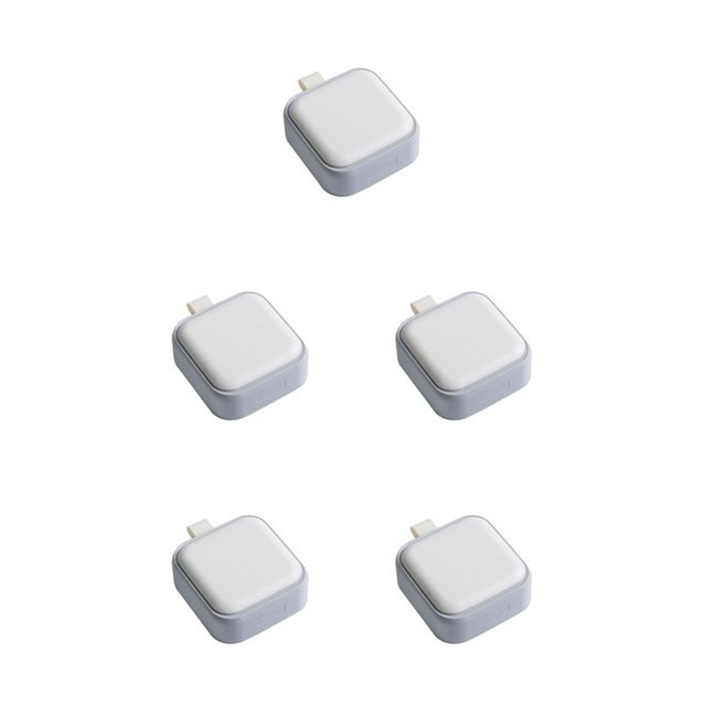 Yuarrent Pastillero de 4 rejillas, estuche de almacenamiento para tableta, organizador divisor de viaje portátil, contenedor de pastillas, blanco Type1 NO1 Yuarrent CBP170362