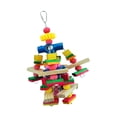 thumbnail image 1 of Loro pájaro de juguete pájaro de juguete soporte de percha juguete rasgado jaula de pájaro juguete para jardín accesorios para el hogar, 1 of 9