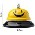 thumbnail image 2 of Appeler la Cloche de Service, la Cloche de Jeu de Cloche de Bureau, les Cloches d'Aires de Réception pour l'Utilisation Classique de Restaurant de Concierge Portier de Restaurant (visage heureux)(2pcs, Hurlo, 2 of 5