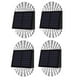 thumbnail image 1 of Solar Deck Post Outdoor Lights, Solar Fence Driveway Lights, Solar Step LED Lights Outdoor Waterproof for Garden 4 Pack, 1 of 5