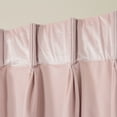 thumbnail image 5 of TOWN & COUNTRY LUXE Velour Solid Heavyweight Indoor Curtains, Light Filtering Opacity, Triple Pinch Pleat Top, Plush Velvet, 2-Pack Set, 108", Blush, 5 of 11