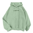 thumbnail image 1 of Chandail en Molleton Mignon pour Femmes à Manches Longues Chandail à Capuchon Chandail pour Adolescentes Vêtements Chandail à Capuchon pour Femmes Chandails à Capuchon avec Fermeture Éclair Tunique Chandail en Molleton Robe Zippée Chandail à Capuchon Complet pour Femmes Velours plus, 1 of 9