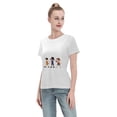 thumbnail image 4 of T-Shirt Basique à Manches Courtes pour Femmes une Pièce, 4 of 6
