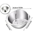 thumbnail image 1 of Dvruxg 4-in-1 Stainless Steel Rice Washer, Multipurpose Kitchen Strainer Bowl, Side Drainer Colander for Vegetable Cleaning Use, 1 of 5