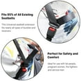 thumbnail image 4 of USIONE 2 Pack Car Seat Belts Extender, 10.2 Inch Universal Extension, 7/8" Tongue Width for Child Seats & Pregnant Women, 4 of 7