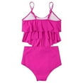thumbnail image 4 of HAWEE Womens Tankini Swimsuits High Waisted Bathing Suits Tummy Control Ruffled Top Swimwear Two Piece Swimming Suits, 4 of 4
