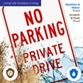 thumbnail image 4 of Private Drive No Parking Sign, 24x36 Corrugated Plastic, 4 of 7