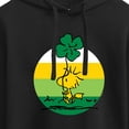 thumbnail image 3 of Peanuts - Woodstock Shamrock - Juniors Cropped Pullover Hoodie, 3 of 6