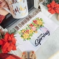 thumbnail image 4 of Floral Welcome Spring Doormat 30''x 17'', Home Spring Decor Low-Profile Switch Rug Door Mat Floor Mat for Indoor Outdoor, 4 of 7