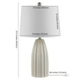 thumbnail image 4 of SAFAVIEH Kayden 25.5 in. Textured Ceramic Table Lamp, Ivory, 4 of 4