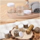 thumbnail image 5 of Frascos de vidrio Norme de 4 oz/120 ml con tapas a prueba de fugas, 24 unidades, blancos, 5 of 6