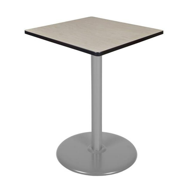 Regency TVCP3030PLGY 30 in. Via Cafe High Square Platter Base Table, Maple & Grey
