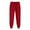 Red, variant on DeHolifer Women Sweatpants Plus Size High Waist Drawstring Solid Color Joggers Sweatpants Straight Leg Trousers Pink 2XL