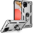 thumbnail image 2 of Nakedcellphone Bandit Series Compatible with Samsung Galaxy A42 5G Case, Flexible TPU Phone Cover with Finger Grip, Viewing Stand and Metal Mounting Plate [Anti-Shock], 2 of 8