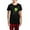 With Red Plaid Pant, variant on CafePress - Shamrock [Swirls] Women's Dark Pajamas - Women's Short Sleeve Print T-Shirt and Pants Dark Cotton Pajama Set