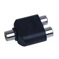 thumbnail image 4 of 2 pcs RCA AV splitter Y adapter 1 female 2 female black, 4 of 4
