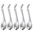 thumbnail image 1 of 5 coladores de acero inoxidable para caviar, cucharas para comer y utensilios de cocina., 1 of 7