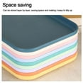 thumbnail image 6 of Multiple Colors Rectangular Plastic Pallet Tray Food Bread Pan Storage Tray el Service Tray Dessert Pallet el Service Tray, 6 of 10