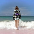 thumbnail image 2 of Murder Drones Toalla de playa de secado rápido con diseño temático, regalo para mujeres y niñas, ideal para cumpleaños, fans, amantes de la música, uso en la playa o al aire libre,78*180cm, 2 of 6