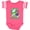 Football Pink and White, variant on Inktastic St Patricks Day Irish Unicorn Illustration with Shamrocks Boys or Girls Baby Bodysuit