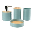 thumbnail image 2 of Juego de accesorios de baño perfecl 4 piezas Dispensador azul, 2 of 8