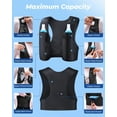 thumbnail image 6 of Running Vest for Women Men -  Design - Adjustable Chest Straps Running Hydration Vest with 500ml Soft Flask - Lightweight Reflective Hydration Backpack, 6 of 6
