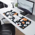 thumbnail image 2 of Long Mouse Pads for Desk,Colorful Halloween Ghosts Pattern Desk Mats on Top Of Desks, Desk Mouse Pad Extra Large with 3mm Non-Slip Base and Stitched Edge for Gaming,Office,Work,Home 31.5"x11.8", 2 of 6