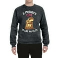 thumbnail image 2 of Wild Bobby A Mother's Love Is Like No Otter Unisex Crewneck Sweatshirt, 2 of 6