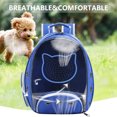 thumbnail image 3 of Bolsa de viaje para gatos, malla transpirable, portador de mascotas, diseño de apertura frontal para uso en exteriores Hugtrwg Para estrenar, 3 of 7