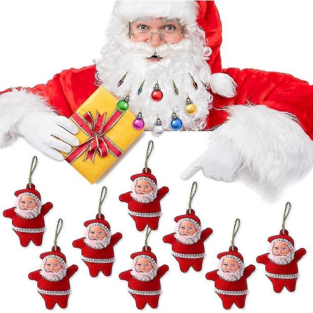 Colgante De Papá Noel Para La Decoración Del Árbol De Navidad Adorno De Decoración Colgante De Papá Noel Estatuilla Colgante De Muñeca Adornos De Navidad Para Manualidades Diy Xm