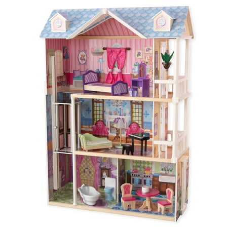 KidKraft My Dreamy Dollhouse with 14 Furniture Accessories Onsales11