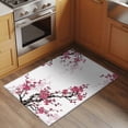 thumbnail image 2 of Pink Plum Bossom Front Door Rugs 2x3 ft Ink Painting Style Flower Branche Farmhouse Small Rug for Entryway Non Slip Washable Bathroom Door Mat Absorbent Floor Mat for Indoor Entrance, 2 of 9