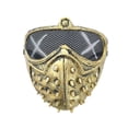 thumbnail image 2 of Máscara de remache Steampunk, máscara de media cara de terror aterradora para fiesta de disfraces de Halloween, accesorio de disfraz de Cosplay, 2 of 8
