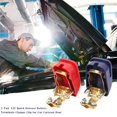 thumbnail image 2 of 1 par de abrazaderas de terminales de batería de liberación rápida 12V Para coche Likrtyny Para estrenar, 2 of 9