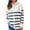 White Sweaters, variant on Striped Cardigan Sweater for Women Open Front Button Down Cardigans Preppy Casual Loose Fit Knit Sweaters Red M