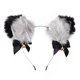 thumbnail image 1 of FELTECHELECTR Diadema con orejas de gato Beaupretty para mujer, ideal para Halloween, Navidad, cosplay, fiestas, decoración del cabello., 1 of 6