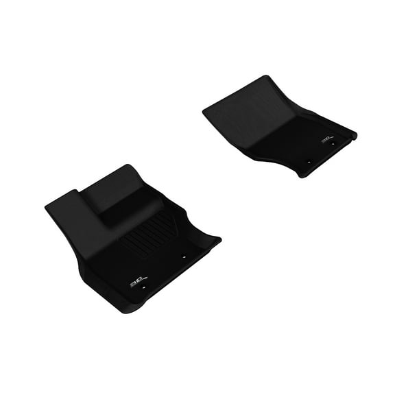 3D MAXpider Custom Fit Kagu Floor Mat (Black) for 2013-2022 Land Rover Range Rover/Range Rover Sport - 1ST Row