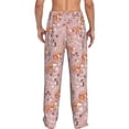 thumbnail image 3 of Xecao Beautiful Fox Men's Straight Lounge Pajama Pants: The Ultimate in Comfortable Sleepwear, 3 of 9