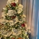 thumbnail image 3 of Guirnalda de flores de Navidad de plata dorada, 26cm, 10 yardas, cinta de árbol de Navidad DIY, decoración de boda, cinta de envoltura de regalo de Navidad, 3 of 4