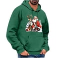 thumbnail image 2 of Wancir Mens Santa Claus Funny Sweatshirt Christmas Novelty Fashion Pullover Hoodies, 2 of 5