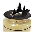 thumbnail image 2 of Village Wrought Iron C-LD-83 Bear & Pine - Candle Jar Topper, 2 of 2