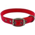 thumbnail image 1 of Max and Neo MAX Reflective Metal Buckle Dog Collar - We Donate a Collar to a Dog Rescue for Every Collar Sold Medium RED, 1 of 8