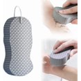 thumbnail image 1 of Éponge Exfoliante Magique, Éponge de Bain Réutilisable Super Douce (Gris, 1 Pce), 1 of 7
